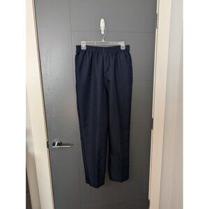 Donnkenny Classics Womens Navy Elastic‎ Waist Pull-On Pants with Pockets - 16S